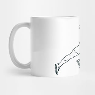 running sketch Mug